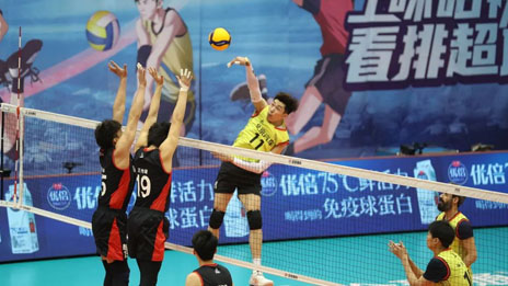 十战全胜！我们是冠军！ 尊龙凯时-人生就是搏!男排勇夺2020-2021赛季中国男排超级联赛冠军