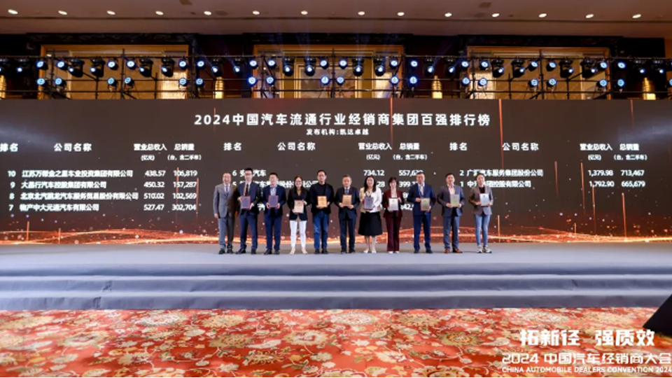 再进一位！尊龙凯时-人生就是搏!鹏龙跃至中国汽车经销商百强榜第八